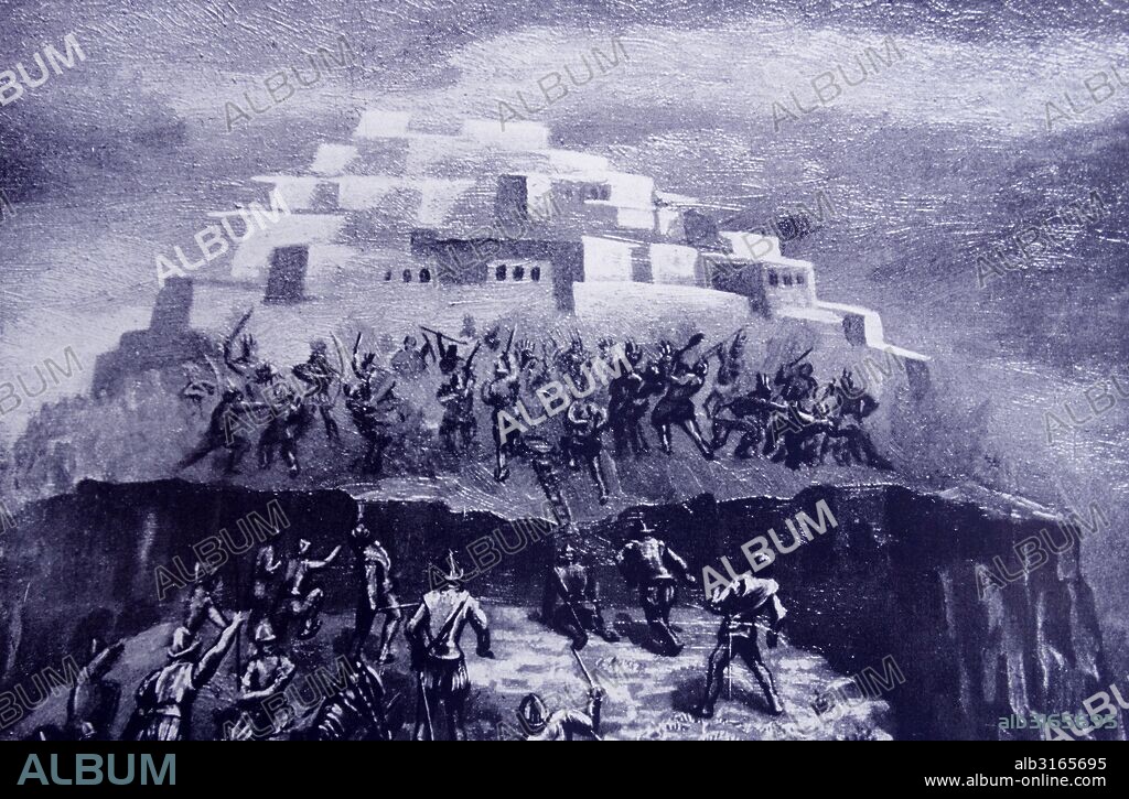 The Battle of Acoma Pueblo, or the Acoma Massacre, was fought in January 1599 between Spanish conquistadors and Acoma native Americans in what is now New Mexico.