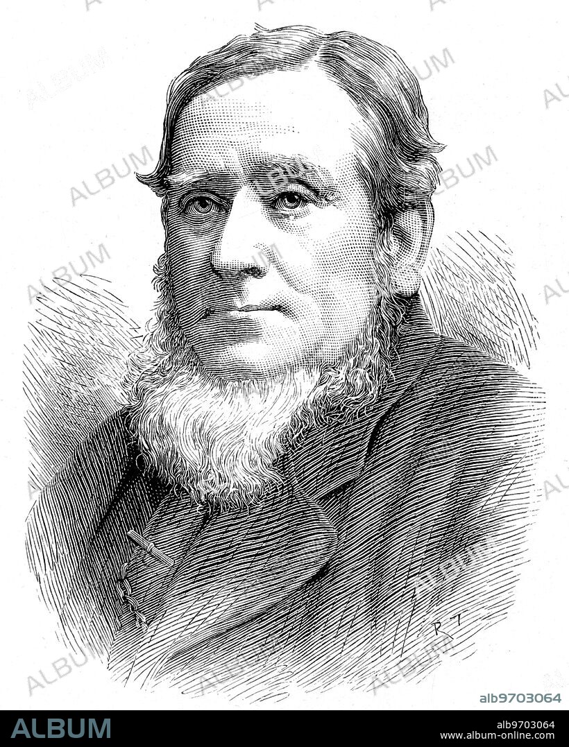Mr David Davies of Llandinam , South Wales 1818-1890 : Politician , Railway contractor , colliery and dock owner . 2 August 1890.