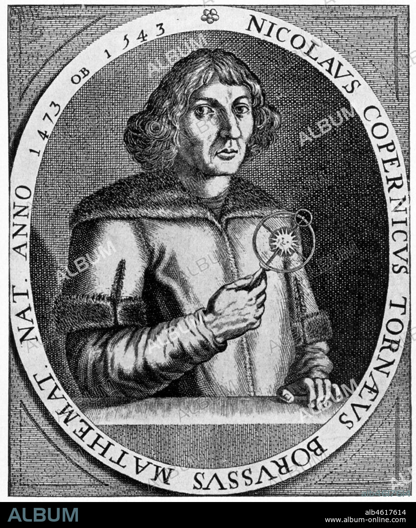 Nicolás Copérnico (1473-1543), monje astrónomo prusiano del Renacimiento, autor de la teoría heliocéntrica del sistema solar.