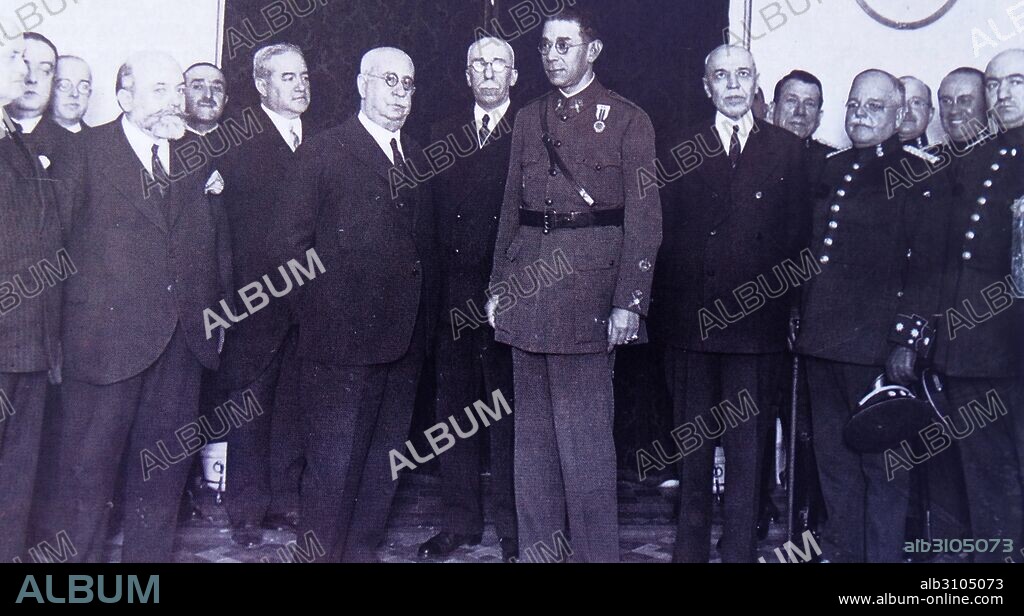 Don Emilio Mola y Vidal, 1st Duke of Mola, Grandee of Spain (June 9, 1887 – June 3, 1937) was a Spanish Nationalist commander during the Spanish Civil War. He was a veteran of the African wars where he rose to prominence serving with the Regulares Indígenas. He led the military uprising that culminated in the Spanish Civil War.