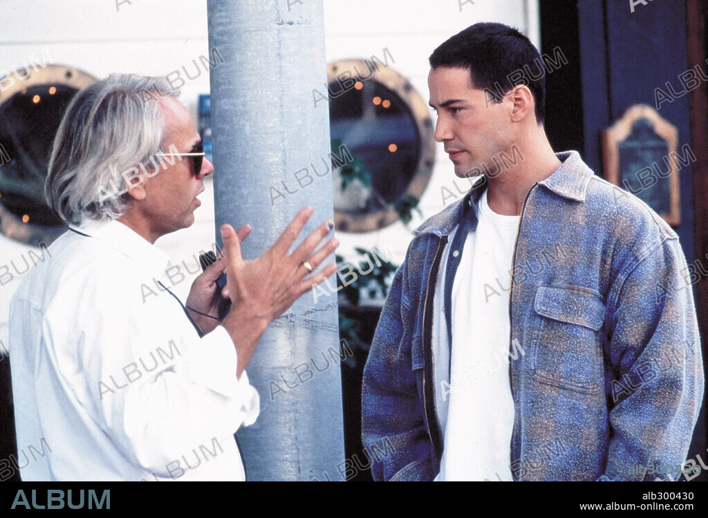JAN DE BONT et KEANU REEVES dans SPEED, 1994, réalisé par JAN DE BONT. Copyright 20TH CENTURY FOX / FOREMAN, RICHARD.