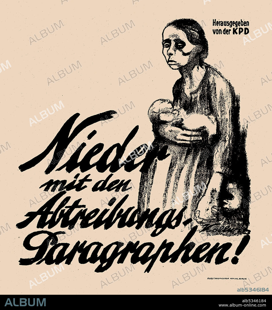 KäTHE KOLLWITZ. Down with the Abortion Paragraphs!.