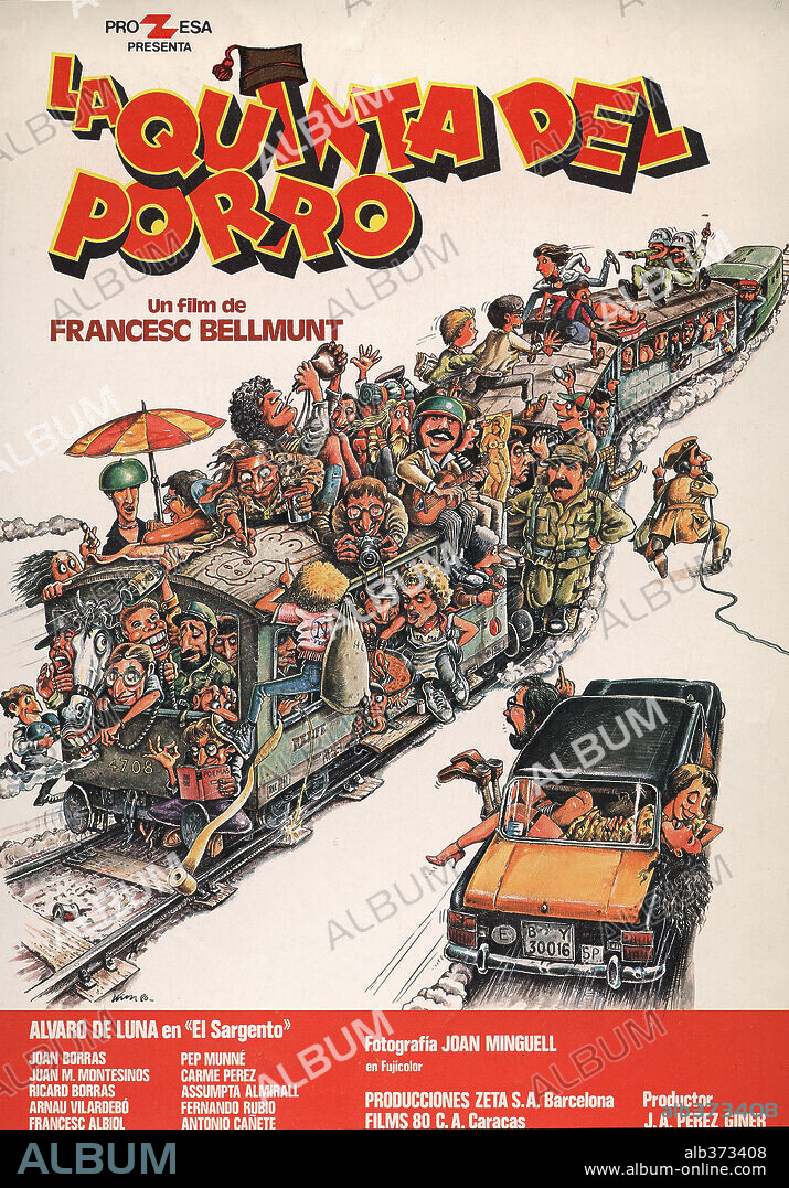 Poster de LA QUINTA DEL PORRO, 1981, dirigida por FRANCESC BELLMUNT.