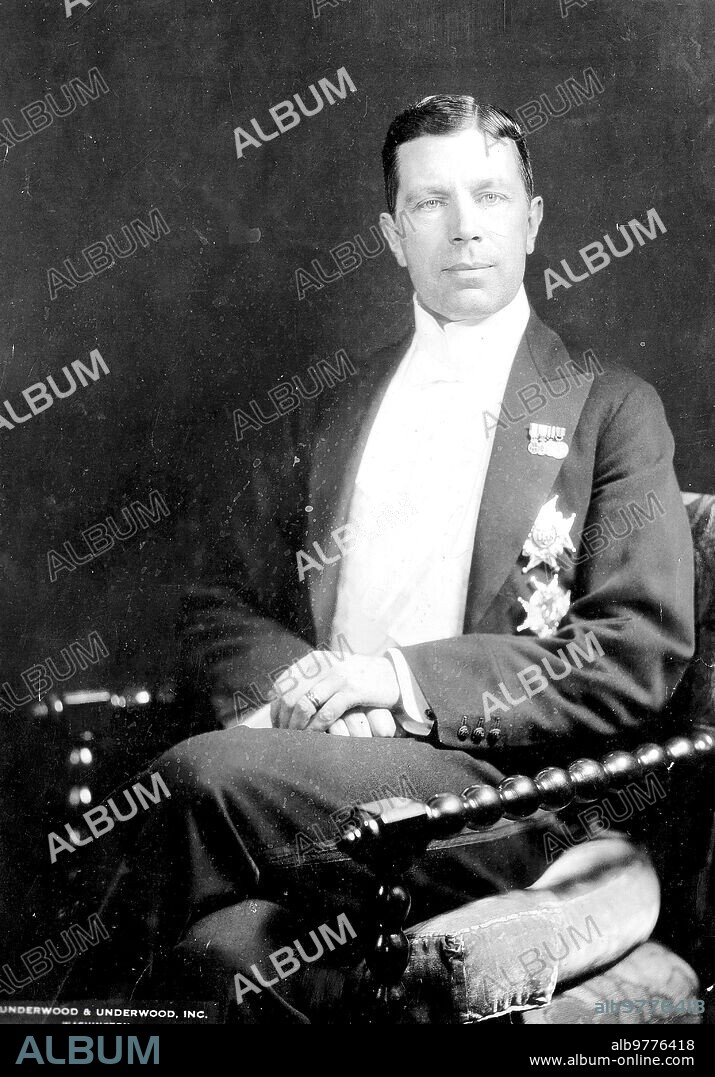 1940. The Crown Prince of Sweden, Gustavus Adolphus.