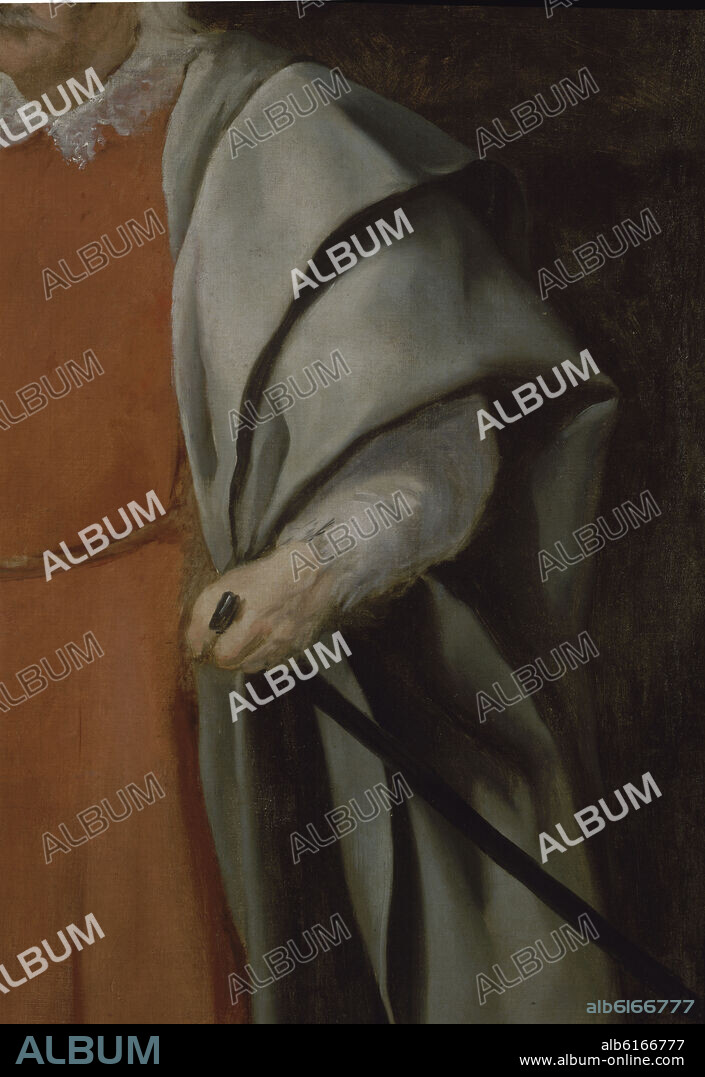 DIEGO VELAZQUEZ (1599-1660). EL BUFON BARBARROJA CRISTOBAL DE CASTAÑEDA Y PERNIA - DETALLE - 1636 - O/L - NP 1199 - BARROCO ESPAÑOL - CONJUNTO 131894 -.