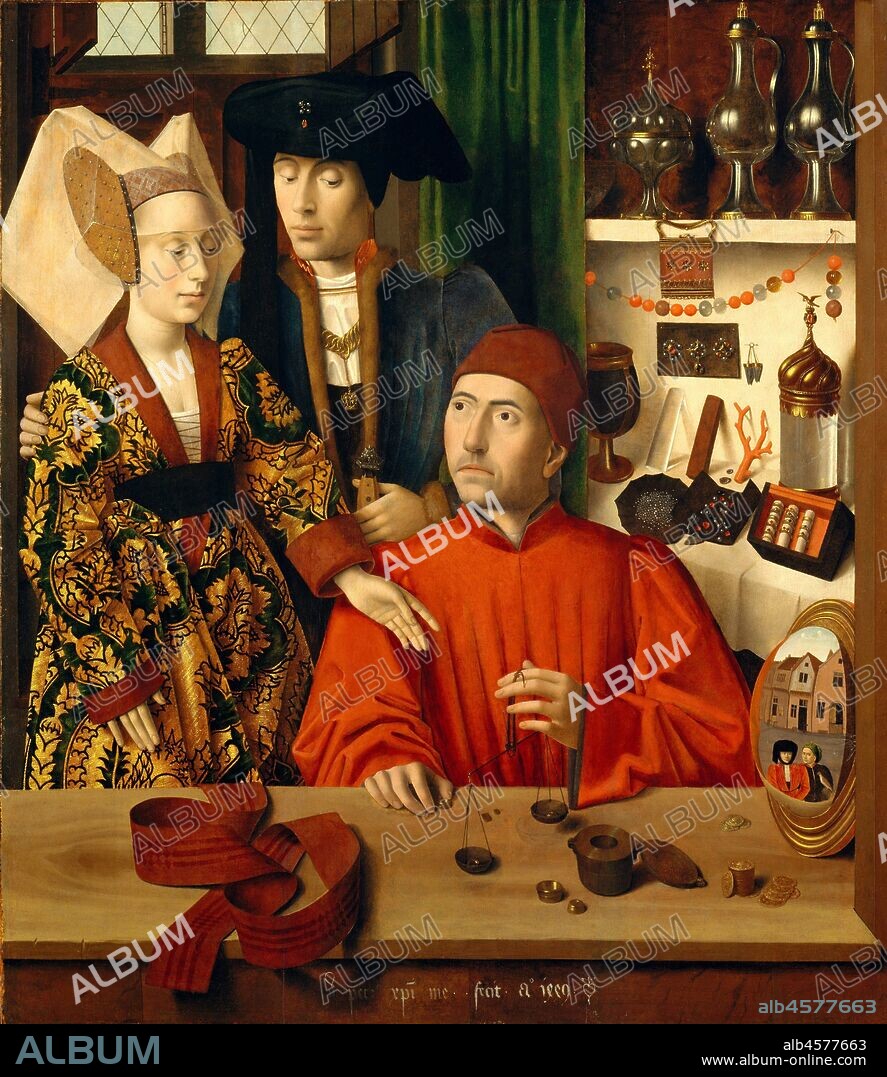 CHRISTUS PETRUS. A Goldsmith in his Shop, 1449.