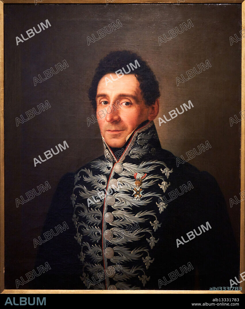 Retrato de caballero de uniforme azul, 1854, ANTONIO MARÍA ESQUIVEL Y SUÁREZ DE URBINA (1806-1857), Museo de Bellas Artes de Valencia, Comunidad Valenciana, Spain.