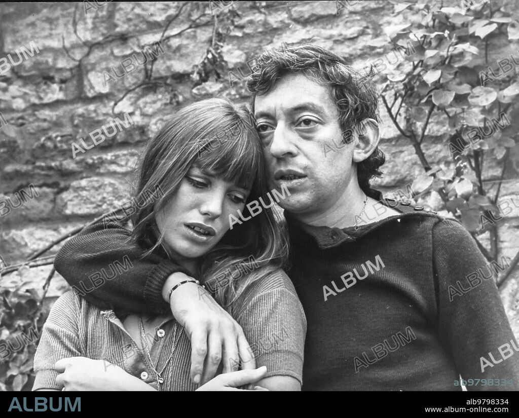 Jane Birkin and Serge Gainsbourg, 1974.