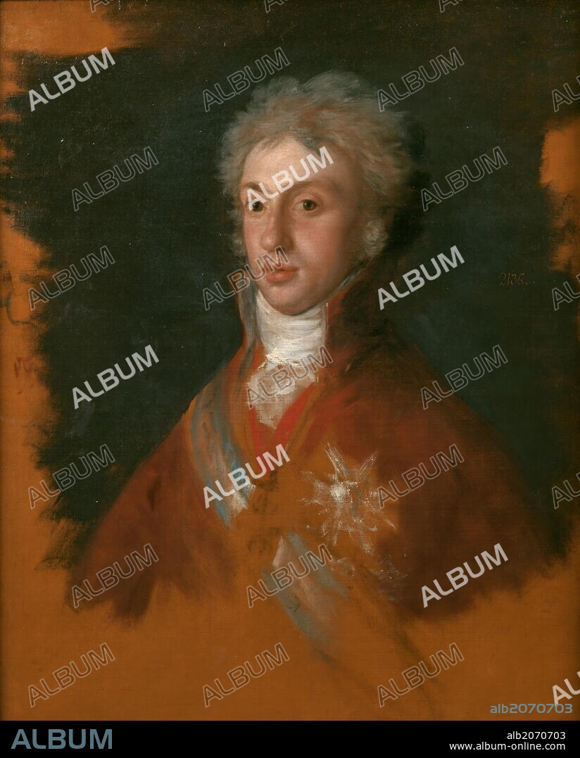 Francisco de Goya y Lucientes / 'Luis de Borbón, príncipe de Parma y rey de Etruria', 1800, Escuela Española, Óleo sobre Lienzo, 72,5 cm x 59,4 cm, P00732.