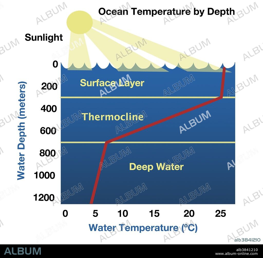 Ocean Temperature by Depth
