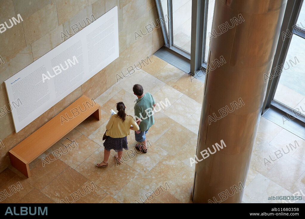 David Hockney ¥A Bigger Picture¥, Guggenheim Museum, Bilbo-Bilbao, Biscay, Basque Country, Spain.