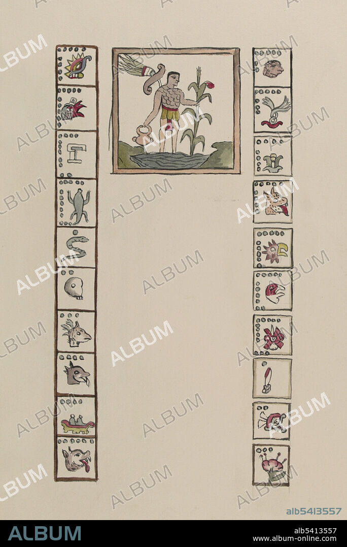 Tovar Codex, Etzalcualiztli, 6th Month Aztec Calendar