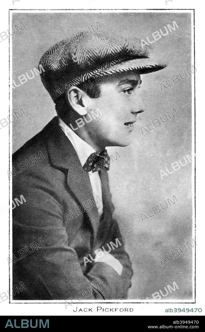 Jack Pickford (1896-1933), Canadian-born American actor, early 20th century.