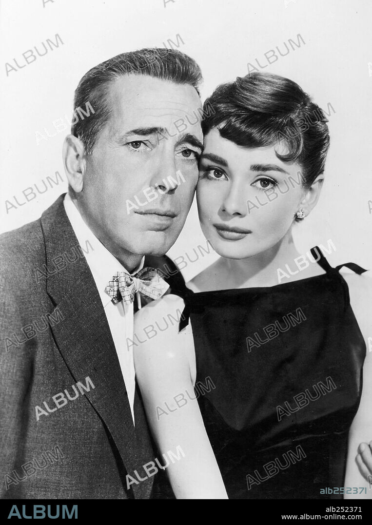 AUDREY HEPBURN und HUMPHREY BOGART in SABRINA, 1954, unter der Regie von BILLY WILDER. Copyright PARAMOUNT PICTURES.