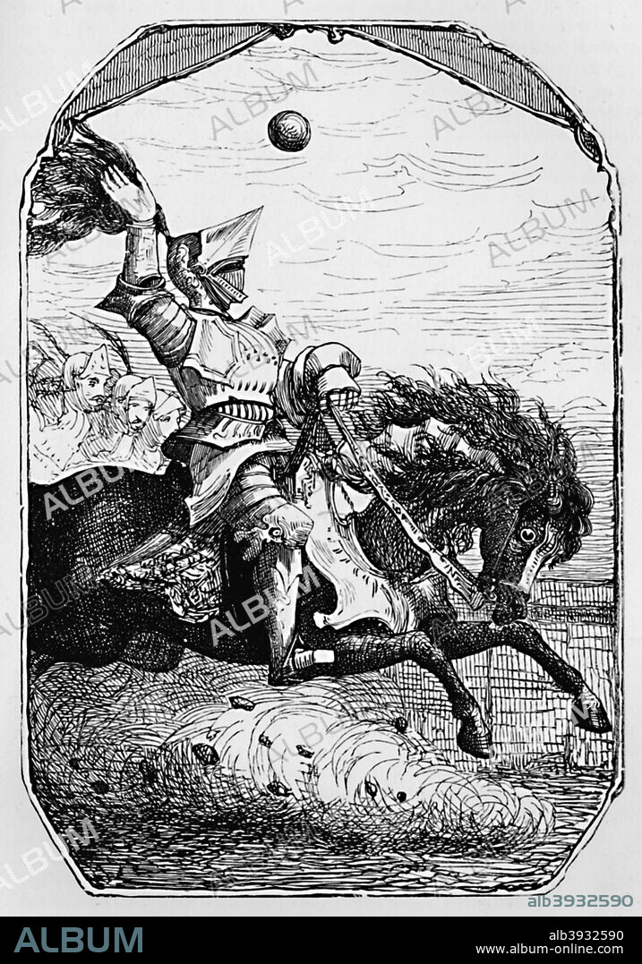'The Man of Iron', 1901. Iron John (AKA Iron Hans or Der Eisenhans) is a German fairy tale found in the collections of the Brothers Grimm. From Grimm's Household Stories collected by the Brothers Grimm. [George Routledge & Sons, Limited, London, 1901].