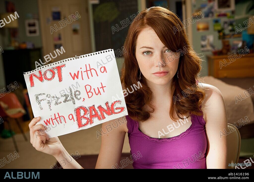 EMMA STONE en RUMORES Y MENTIRAS, 2010 (EASY A), dirigida por WILL GLUCK. Copyright SCREEN GEMS.
