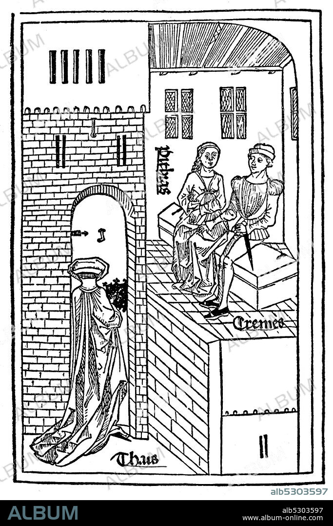 Eulaeus Terence, 1486, Eunuchus, the eunuchs is a diagram based on a piece of Menander comedy by Terence, Publius Terence Afer. It was v 161st listed Chr. in megalesia for the first time  /  Der Eunuch des Terenz, 1486, Eunuchus, Der Verschnittene, ist eine auf einem Stueck von Menander basierende Komoedie von Terenz, Publius Terentius Afer. Sie wurde 161 v. Chr. bei den ludi Megalenses zum ersten Mal aufgefuehrt.