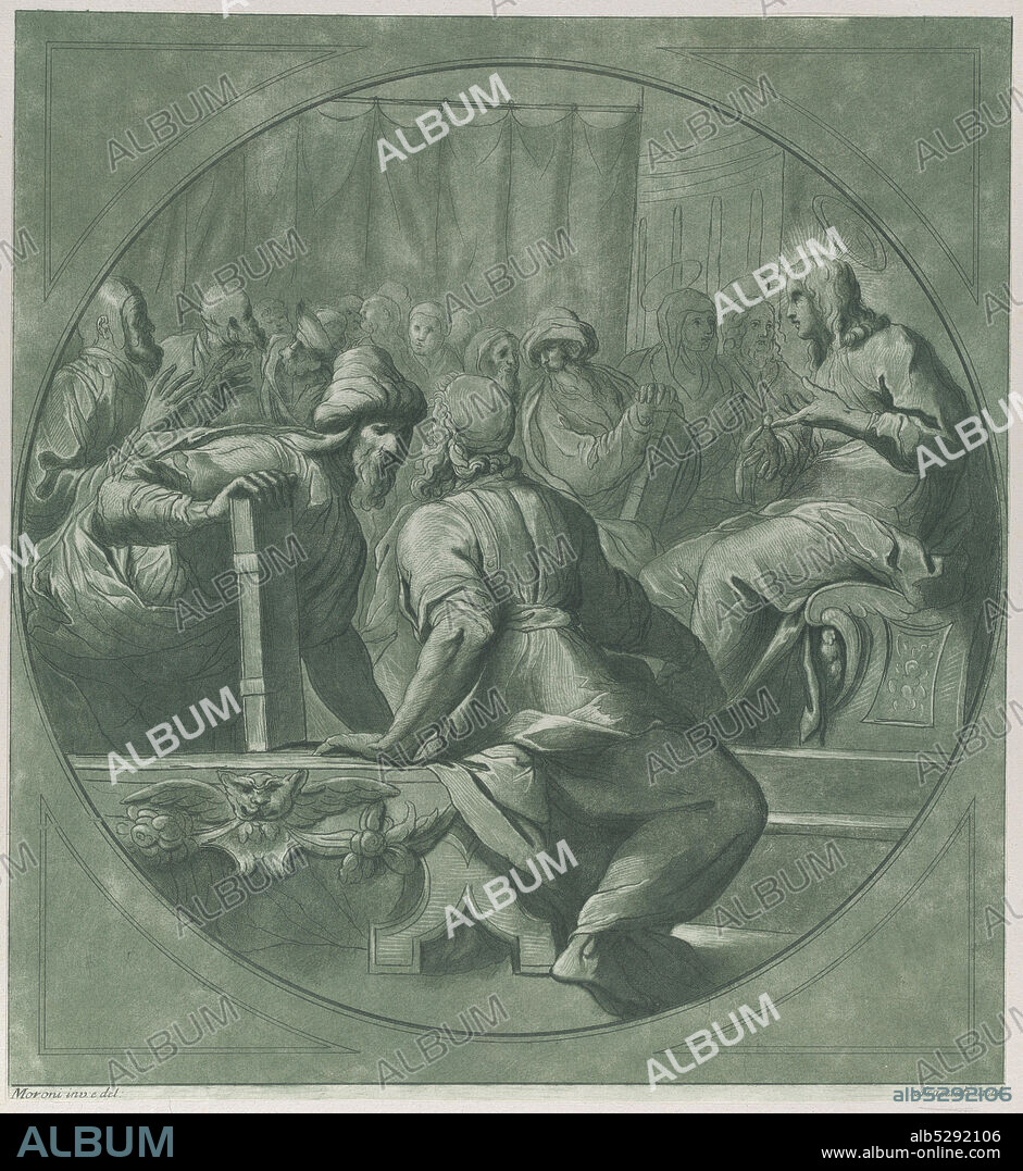 ANDREA SCACCIATI. Christ confounding the doctors, 1750-70.