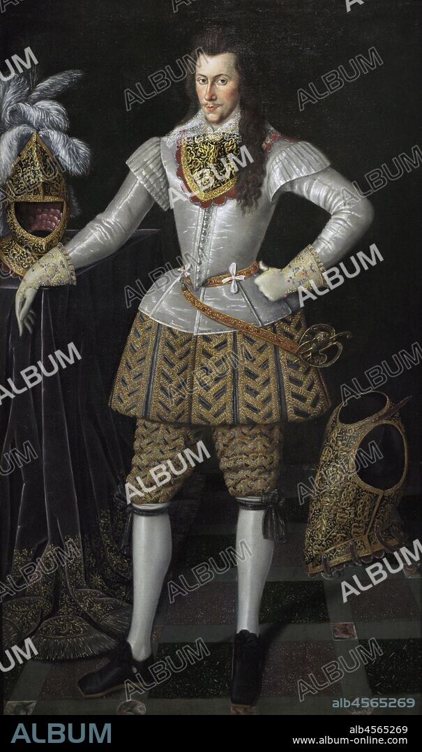 Henry Wriothesley, tercer conde de Southampton (1573-1624). Retrato realizado por un artista desconocido. Oleo sobre lienzo, hacia 1600. National Portrait Gallery. Londres. Inglaterra.