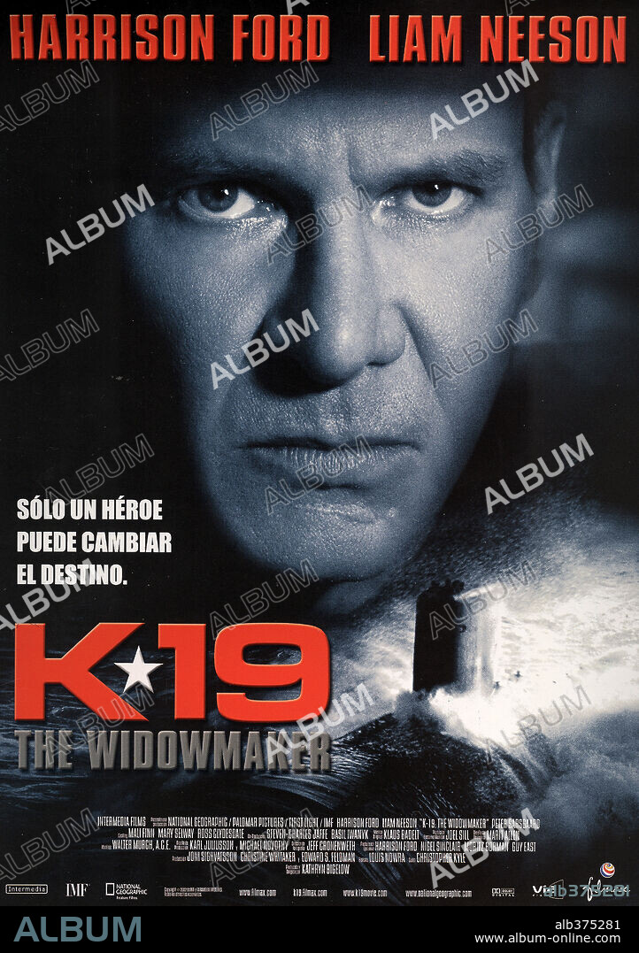 Poster de K-19: THE WIDOWMAKER, 2002, dirigida por KATHERINE BIGELOW. Copyright PARAMOUNT PICTURES.