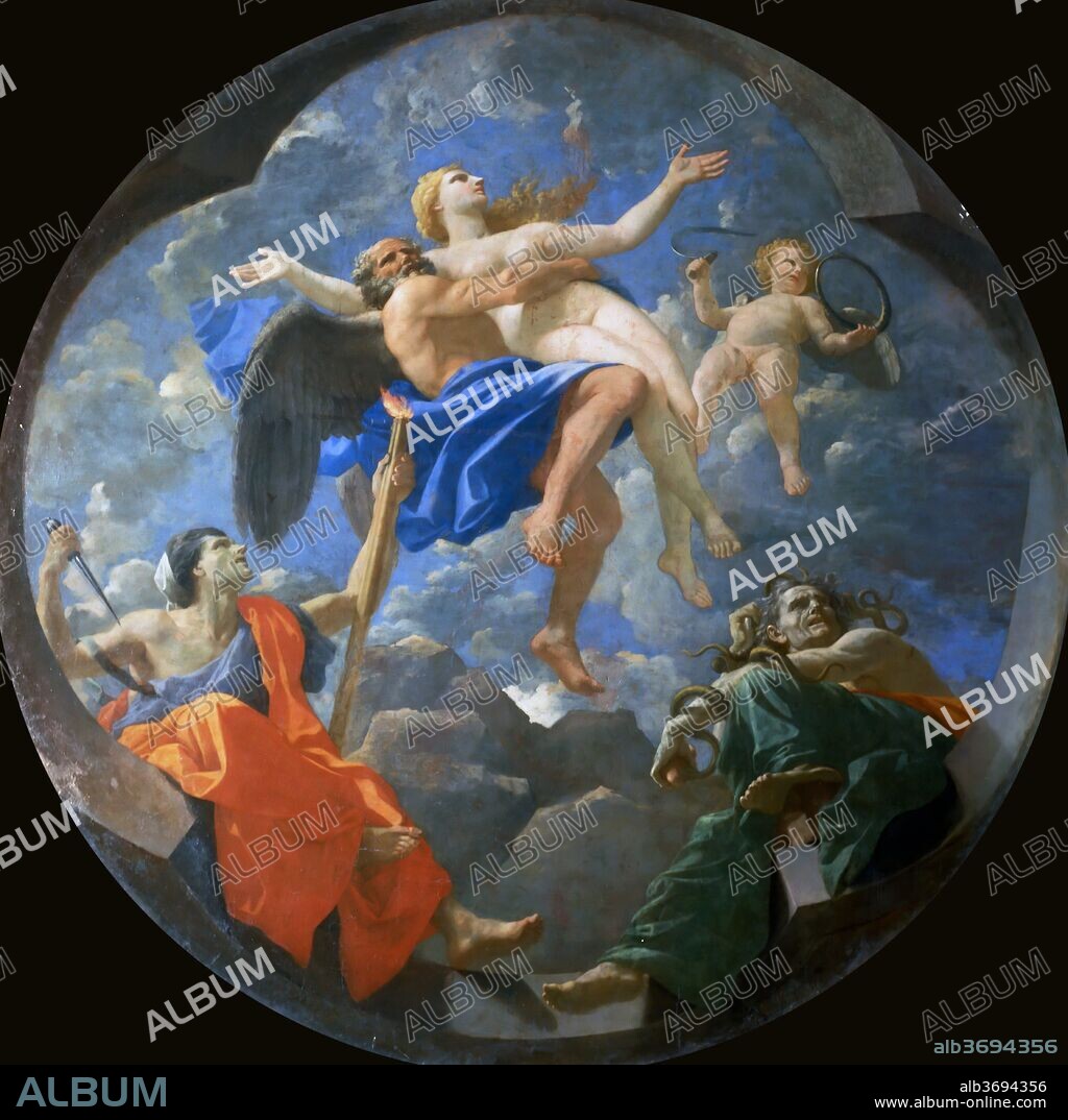 NICOLAS POUSSIN. Time protecting Truth from the Attacks of Discord and Envy.