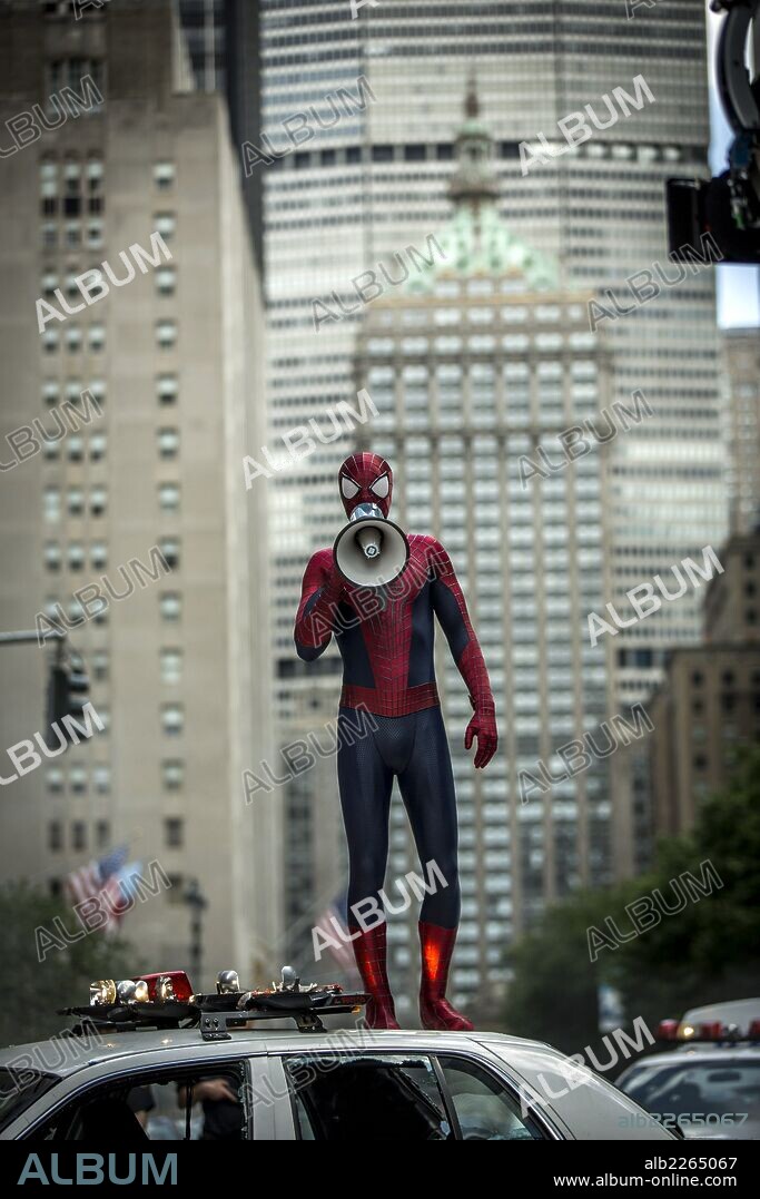 ANDREW GARFIELD in THE AMAZING SPIDER-MAN 2, 2014, directed by MARC WEBB. Copyright MARVEL ENTERPRISES.