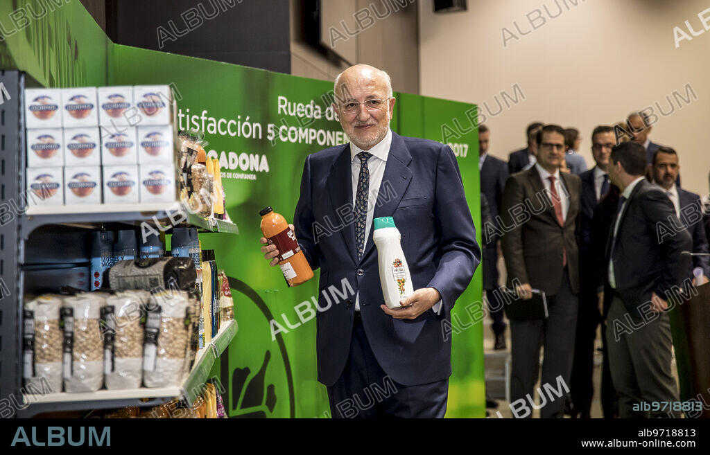 Valencia, 03/13/2018. The president of Mercadona Juan Roig, during the press conference to present the group's results. Photo: Mikel Ponce ARCHDC.