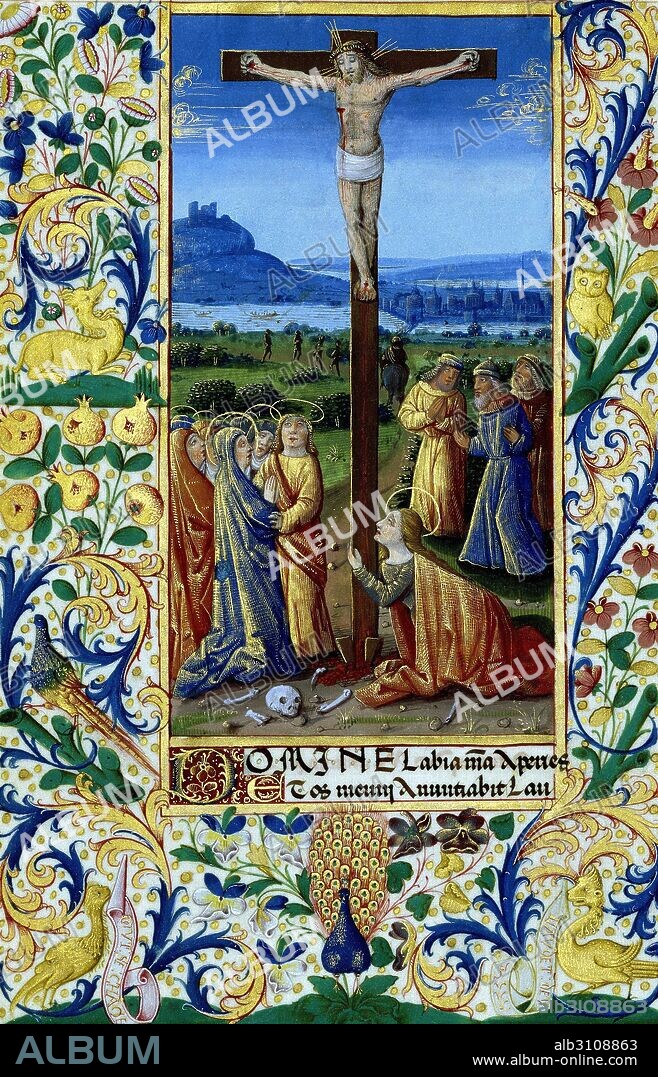 Libro de Horas de Luis de Orleans: Cristo crucificado                 V84.
