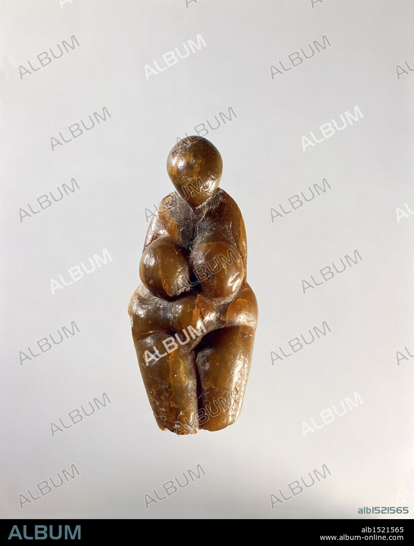 Prehistory, Italy, Liguria region, Paleolithic - Venus of Grimaldi, figurine from Balzi Rossi caves (Imperia province).
