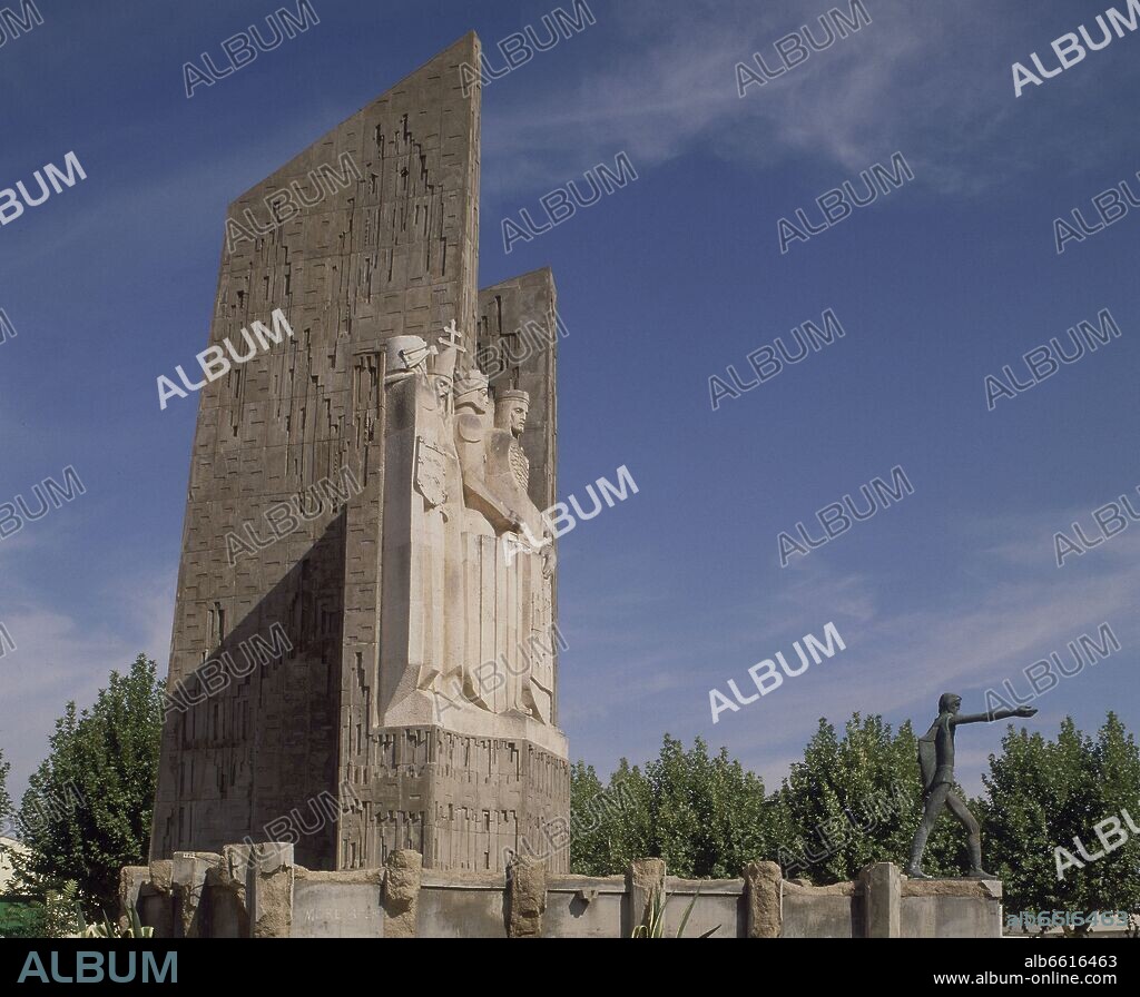 ANTONIO GONZALEZ OREA Y MANUEL MILLAN LOPEZ. MONUMENTO A LA BATALLA DE LAS NAVAS DE TOLOSA INUGURADO EN 1881.
