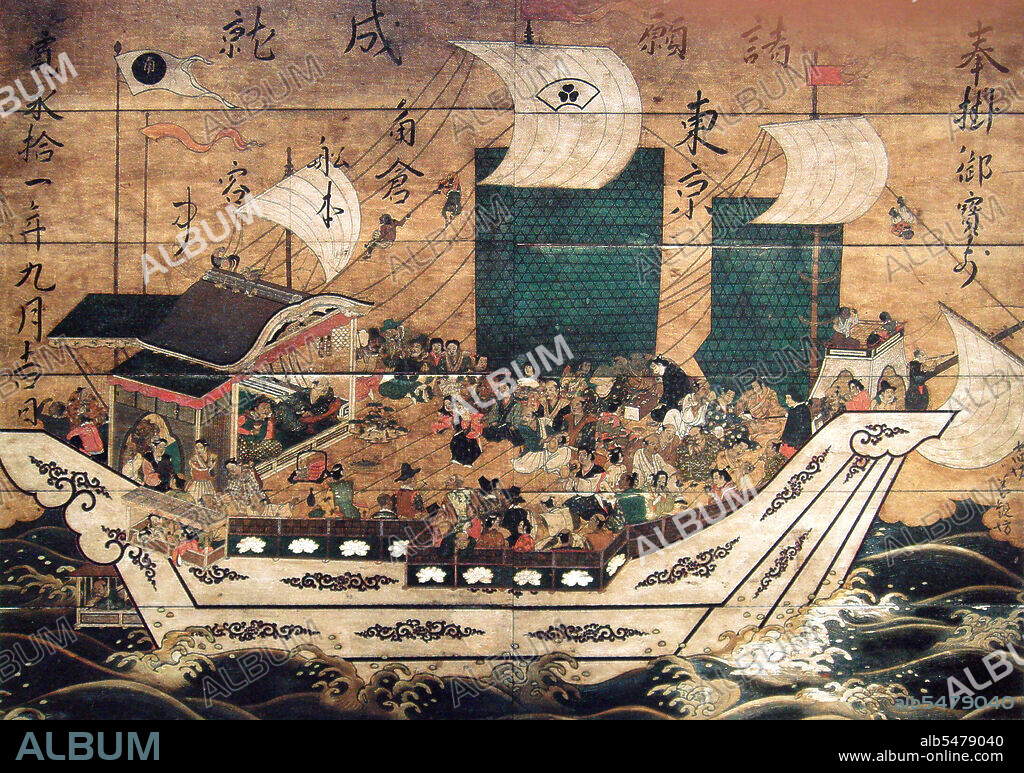 Shuinsen, or 'Red Seal ships', were Japanese armed merchant sailing ships bound for Southeast Asian ports with a red-sealed patent issued by the early Tokugawa shogunate in the first half of the 17th century. Between 1600 and 1635, more than 350 Japanese ships went overseas under this permit system. Japanese merchants mainly exported silver, diamonds, copper, swords and other artifacts, and imported Chinese silk as well as some Southeast Asian products (like sugar and deer skins). Pepper and spices were rarely imported into Japan, where people did not eat a great deal of meat due to the local preponderance of adherents to the Buddhist belief system. Southeast Asian ports provided meeting places for Japanese and Chinese ships. In 1635, the Tokugawa shogunate, fearful of Christian influence, prohibited Japanese nationals from overseas travel, thus ending the period of red-seal trade. This measure was tacitly approved of by Europeans, especially the Dutch East India Company, who saw their competition reduced.