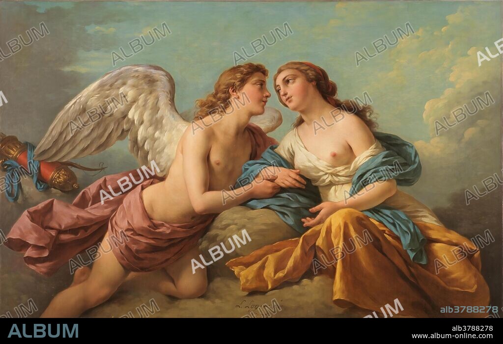 LOUIS-JEAN-FRANÇOIS LAGRENÉE. Louis-Jean-François Lagrenée l'Aîné / 'Allegory of Touch'. 1775. Oil on canvas.