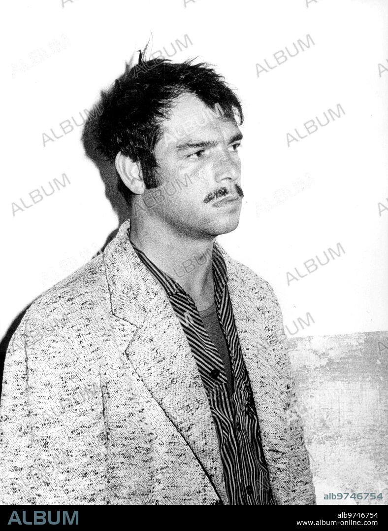 January 1971. Manuel Delgado Villegas, "El Arropiero", murderer of Puerto de Santa María, after his arrest.