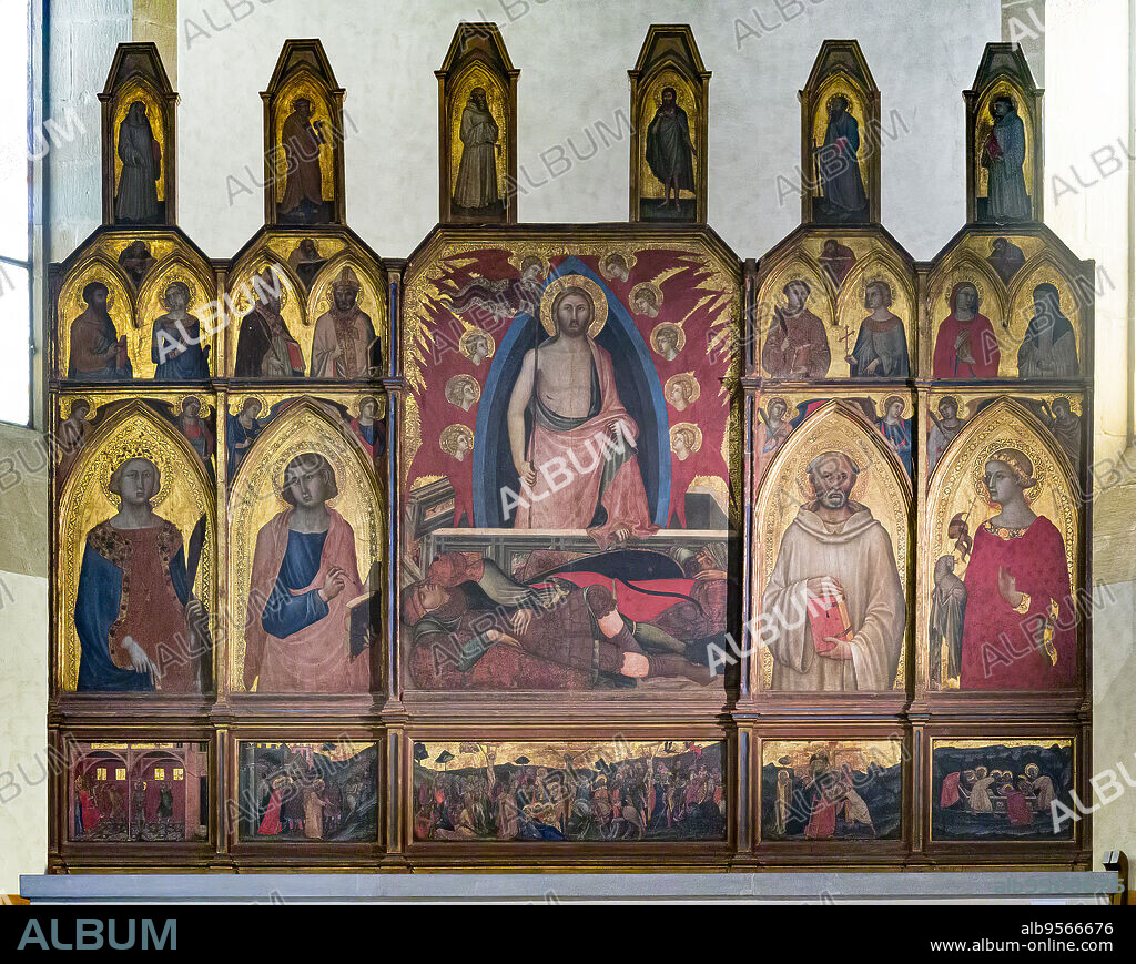 Polyptych of the Resurrection, by Niccolò di Segna, 1348.