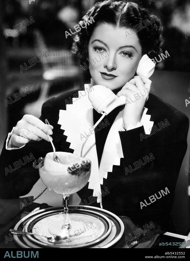 MYRNA LOY in DOPPELHOCHZEIT, 1937 (DOUBLE WEDDING), unter der Regie von RICHARD THORPE. Copyright M.G.M.