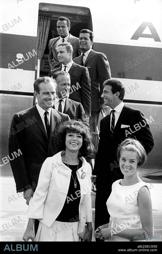 Jan. 1, 2011 - HARRY BELAFONTE, JAMES GARNER, MARLON BRANDO, CHARLTON HESTON AND RITA MORENO AT THE MARCH ON WASHINGTON FOR JOBS AND FREEDOM.#19778.Ã‚Â©TOM CAFFREY/(Credit Image: Â© Globe Photos/ZUMAPRESS.com). 2011