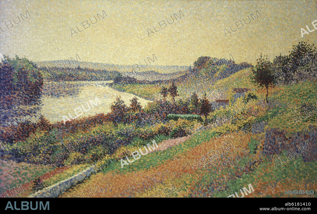PAISAJE - 1890 - POSTIMPRESIONISMO FRANCES.
