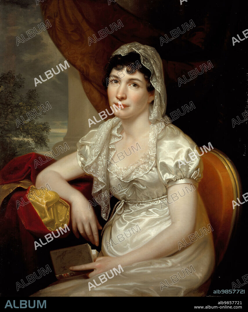 REMBRANDT PEALE. Portrait of Jane Griffith Koch, c1817. Wife of Jacob Gerard Koch.