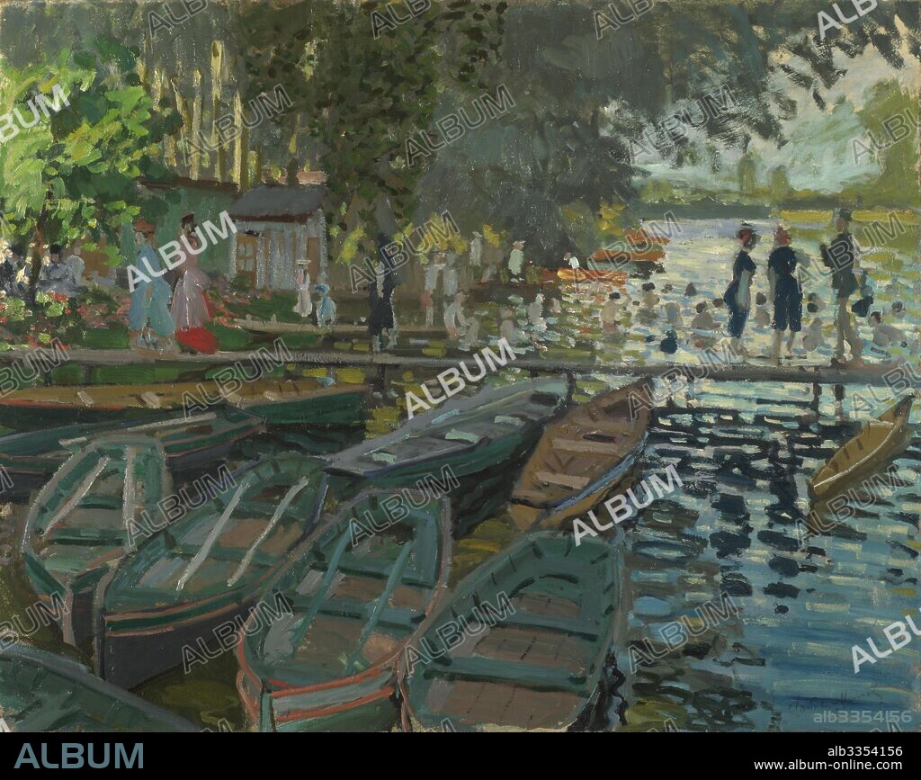 CLAUDE MONET. Bathers at La Grenouillère.