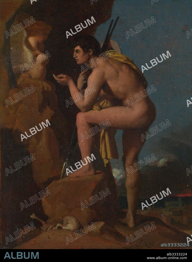 JEAN AUGUSTE DOMINIQUE INGRES. Oedipus and the Sphinx.