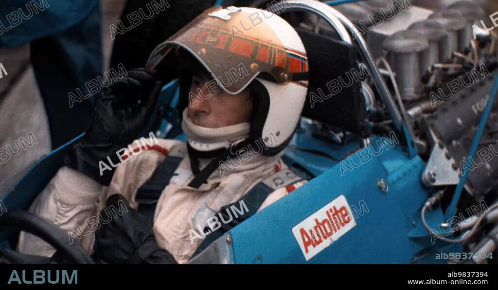 JACKIE STEWART in STEWART, 2022, unter der Regie von PATRICK MARK. Copyright Mark Stewart Productions.