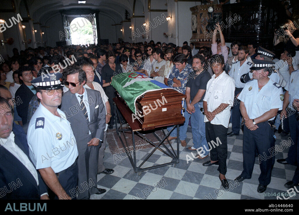 Entierro de Camarón de la Isala. Julio 1992.