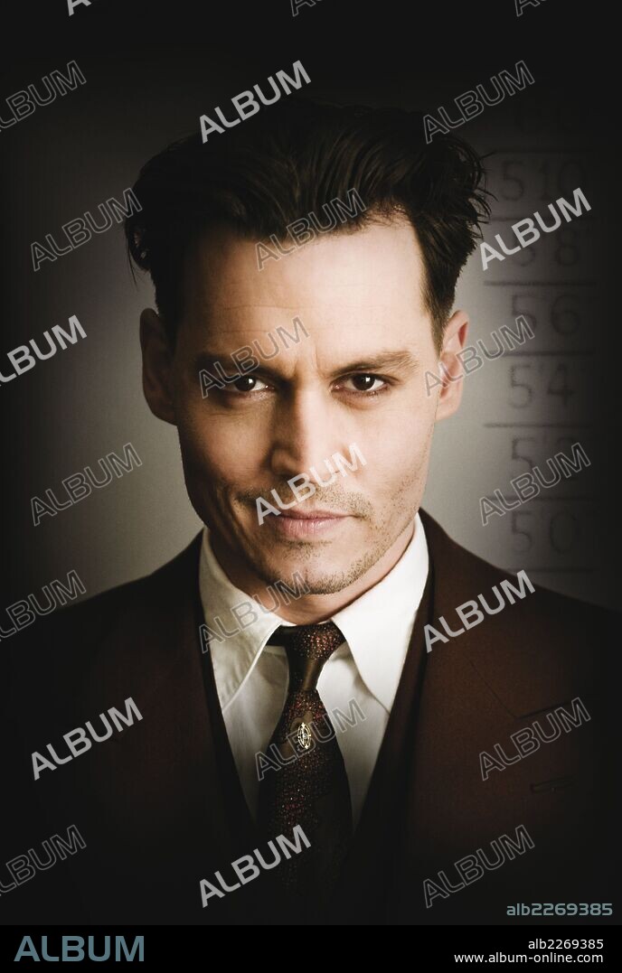 JOHNNY DEPP en ENEMIGOS PUBLICOS, 2009 (PUBLIC ENEMIES), dirigida por MICHAEL MANN. Copyright TRIBECA PRODUCTIONS.