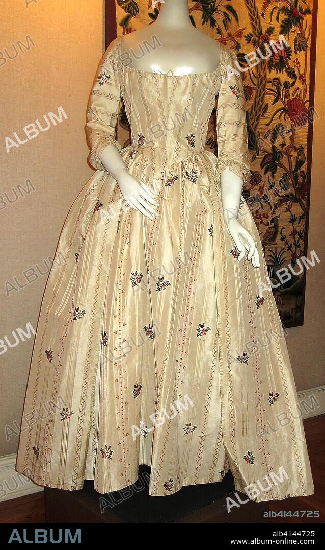 Overgown and Petticoat (Robe à l'anglaise). England. Date: 1765