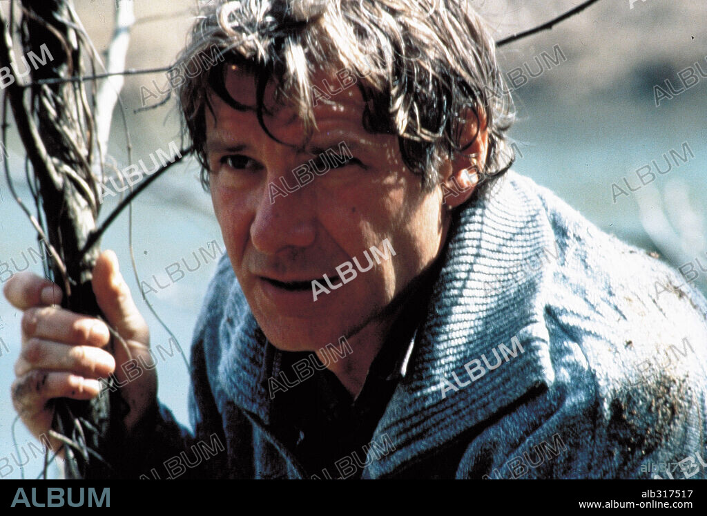 HARRISON FORD en EL FUGITIVO, 1993 (THE FUGITIVE), dirigida por ANDY DAVIS. Copyright WARNER BROTHERS / VAUGHAN, STEPHEN.