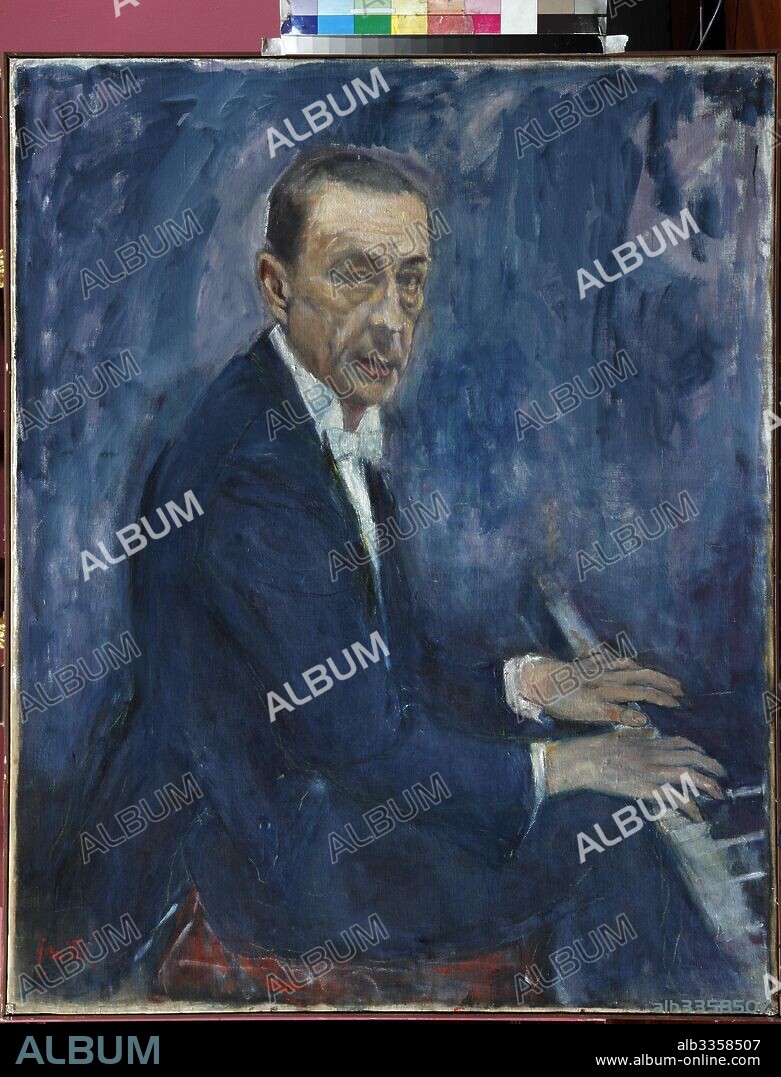JOSEPH BEILIN. Portrait of the composer Sergei Rakhmaninov (1873-1943).