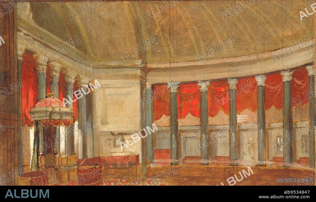 SAMUEL F. B. MORSE. Study for The House of Representatives. Date: ca. 1821. Oil on panel.