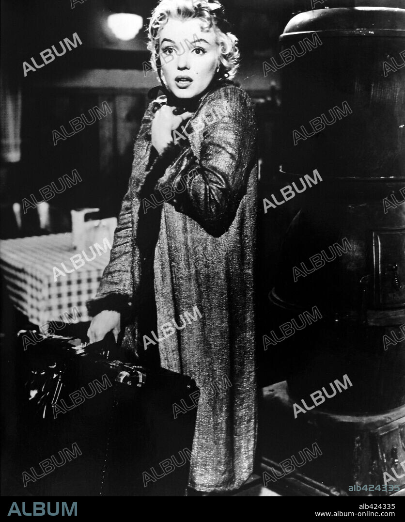NORMA JEAN BAKER. MARILYN MONROE dans BUS STOP, 1956, réalisé par JOSHUA LOGAN. Copyright 20TH CENTURY FOX.