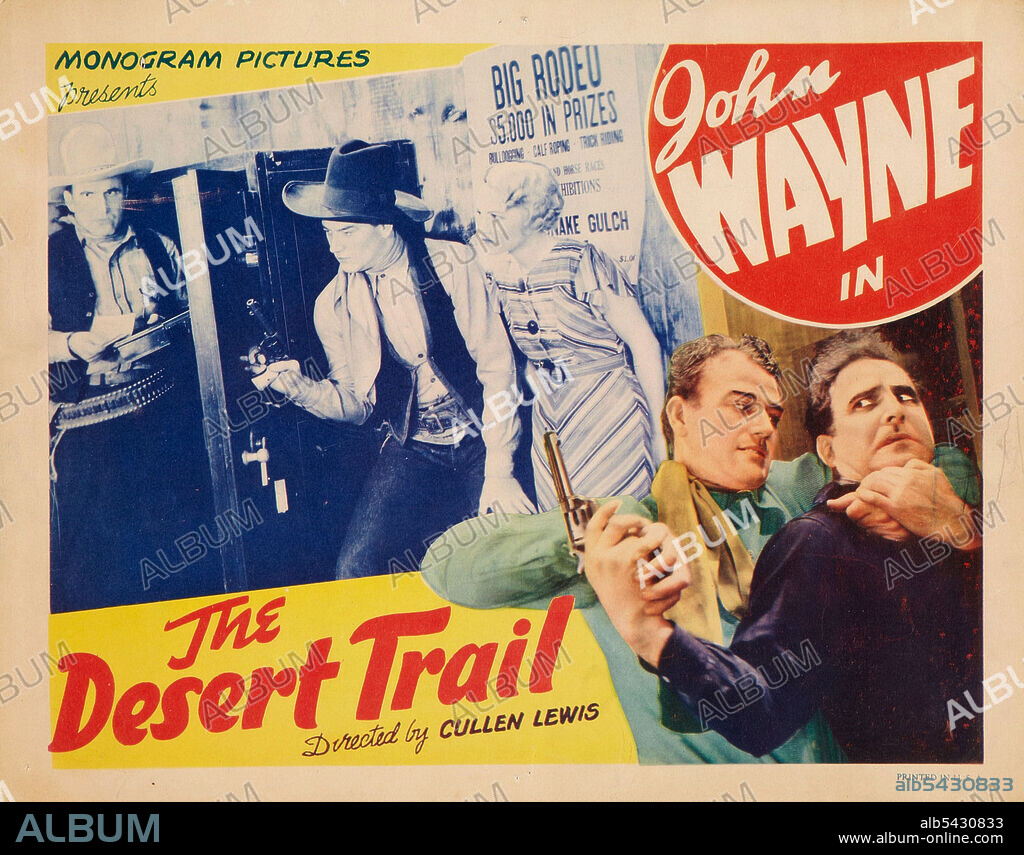 JOHN WAYNE in DER RODEO-RAUB, 1935 (THE DESERT TRAIL), unter der Regie von LEWIS D. COLLINS. Copyright LONE STAR PRODUCTIONS/MONGRAM PICTURES.
