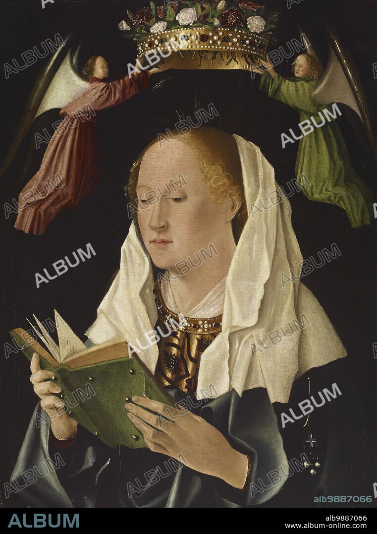 ANTONELLO DA MESSINA. The Virgin Mary Reading, c1460-1462.